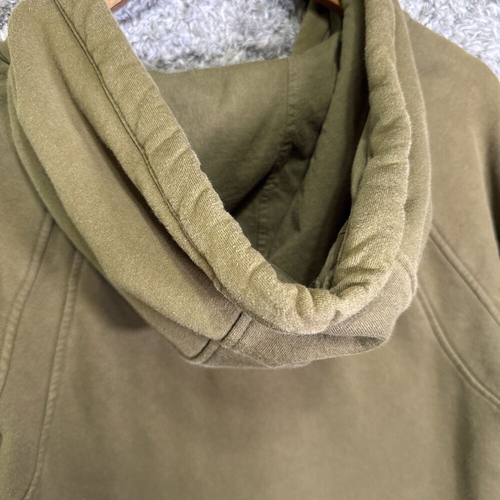 Flint And Tinder The 10 Year Hoodie Full Zip Large Olive Green Made In USA - Picture 9 of 10